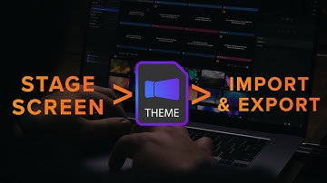 Importing and Exporting Stage Screens in ProPresenter 7 by Using Themes