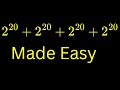 💥Math Hack Calculate Big Powers of 2 Without a Calculator!💫 #maths #power #indices #mathematics