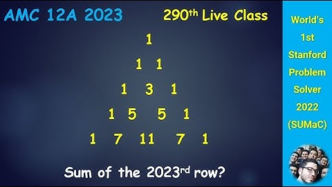 AMC 12A 2023 Problem 20 | Competition Math Tricks & Crash Course Walkthrough