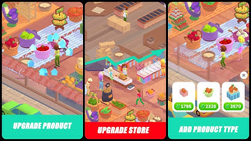 Idle supermarket tycoon - shop Gameplay Android