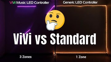 Music Reactive LED Controller vs Standard LED Controller Comparison - Side by Side