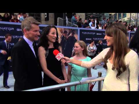 Laeta Kalogridis and Patrick Lussier at the Terminator Genisys Premiere