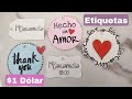 DIY Etiquetas Para Tus Postres ✨ Karamela♡