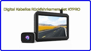 BEWERTUNG (2025): Digital Kabellos Rückfahrkamera Set K7PRO. WESENTLICHE Einzelheiten