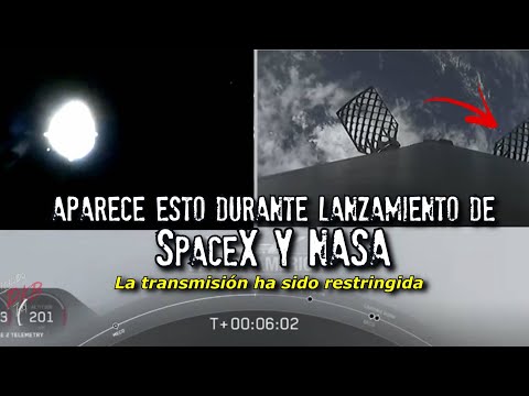 Aparece esto durante lanzamiento de SpaceX y Nasa | Avistamientos OVNI