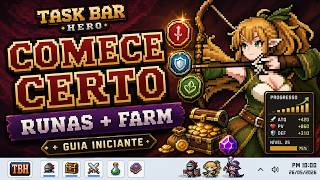 Task Bar Hero: As Melhores Runas do Começo + Mercado Steam