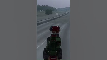 Thumbnail of Victim of the rain 🌧 ( American Truck Simulator)#shorts #ats #americantrucksimulator #simulator