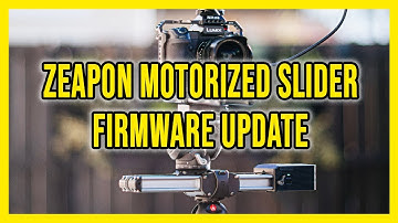 New Firmware!  Zeapon Motorized Slider