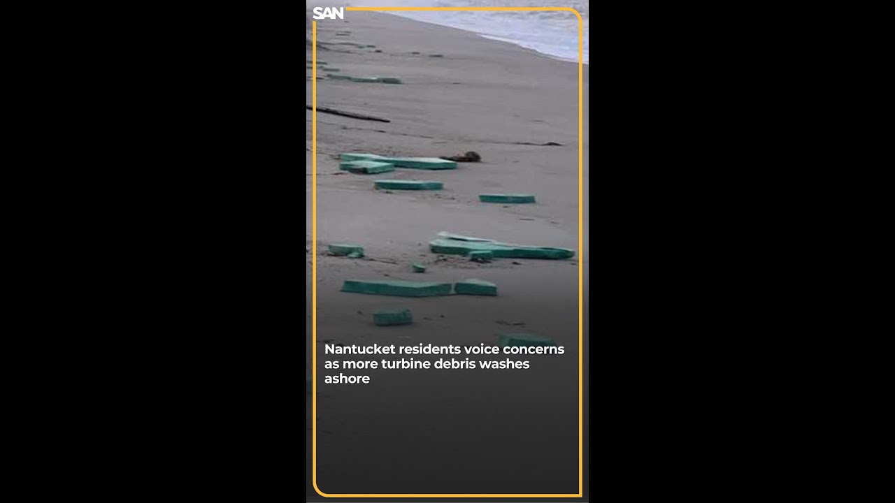#Nantucket residents voice concerns as more turbine debris washes ashore