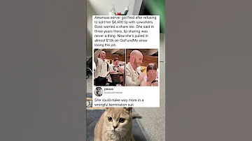 Fired For Refusing To Split A Tip 