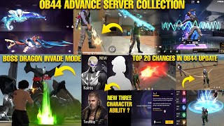 OB44 ADVANCE SERVER COLLECTION ITEMS | TOP 20 CHANGES IN OB44 UPDATE | TWO NEW MYSTERY CHARACTER