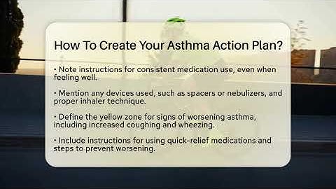 How To Create Your Asthma Action Plan? - Everyday Asthma Tips
