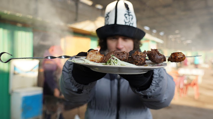 Probando comida callejera en la nieve: KIRGUISTÁN | ¿La más rara de todas? 🍖❄️
