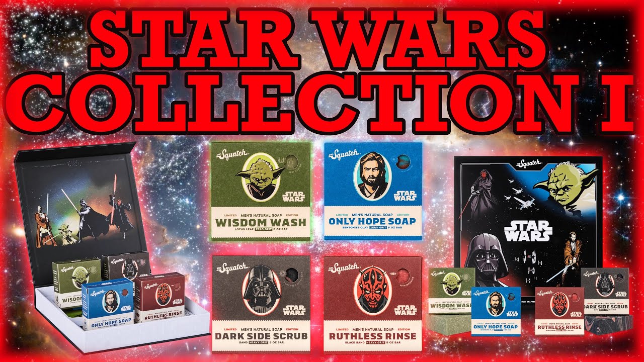 Ranking All 8 DR. SQUATCH STAR WARS SOAPS Worst-to-Best! 