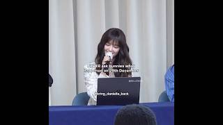 As a danielle bias I am not okay. ||  I HATE YOU ADOR  || bring her back! #fypシ゚viral #newjeans_is_5