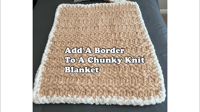 How To Easily Knit A Big Yarn Blanket – Mama In A Stitch
