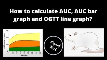 How to calculate AUC, AUC bar graph and OGTT line graph?