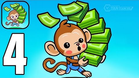 Monkey Mart - Gameplay Walkthrough Part 4 Tutorial Upgrade Mart (Android,iOS)