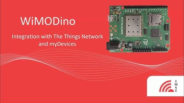 WiMODino - Integration The Things Network + myDevices