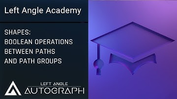 Boolean Operations between Paths and Path Groups | Vector Shapes in Autograph