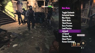 Black Ops 2 Zombies GSC Mod Menu PS3 "I AM A ZOMBIE V2"