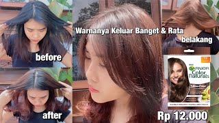 Garnier Color Naturals 5.32 Caramel Brown | Review + Demo | Hair Color At Home In 80/-