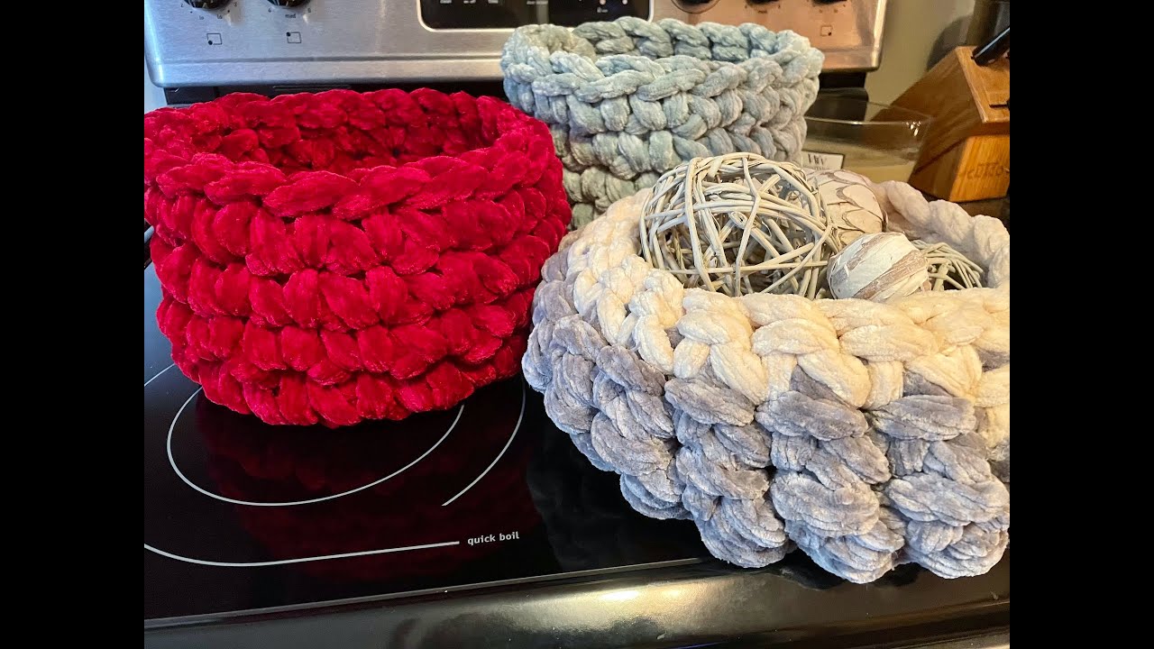 how to hand crochet a bag (hand knit chunky yarn bag tutorial