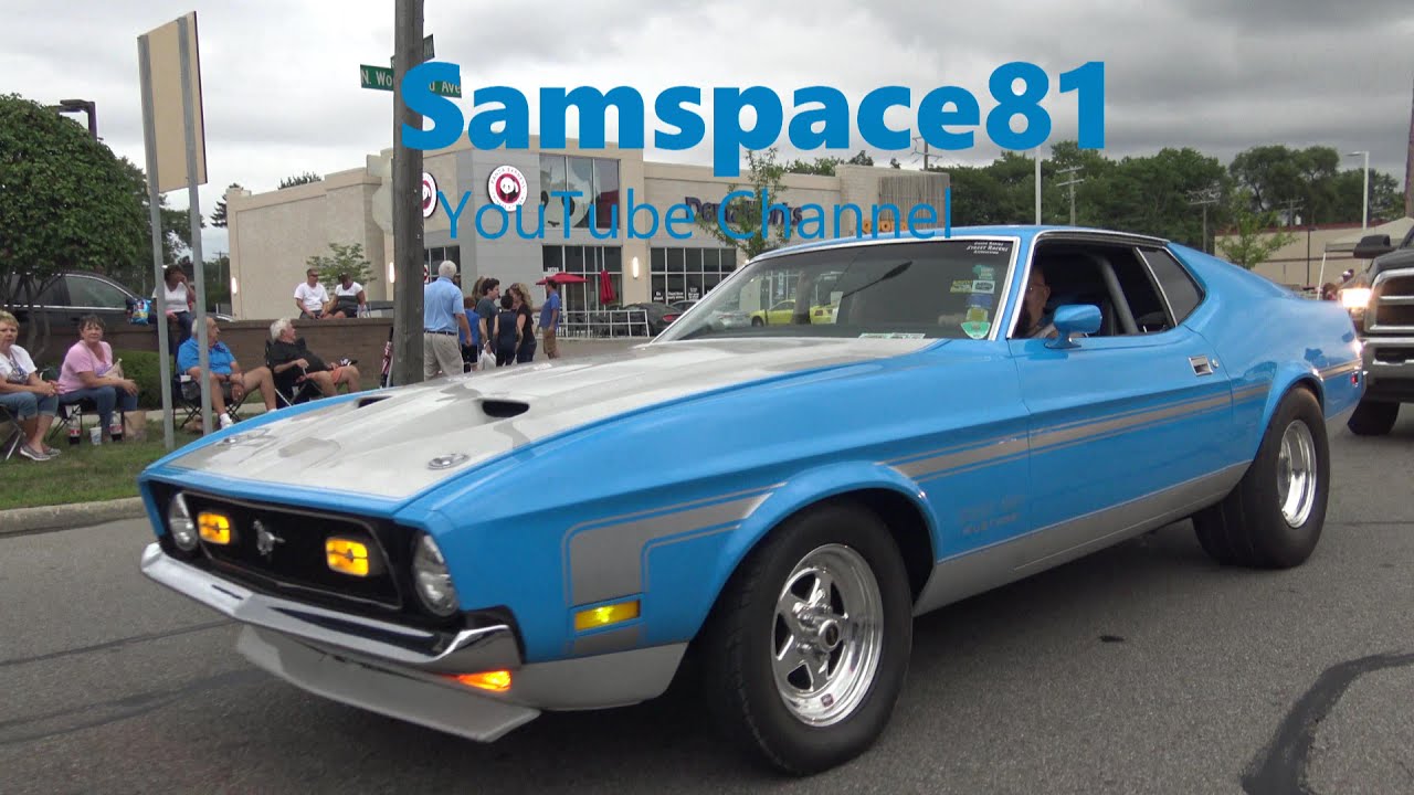 1971 Ford Mustang BOSS 351 Woodward Avenue Detroit Motor City Samspace81 capture Xtra healthy sound