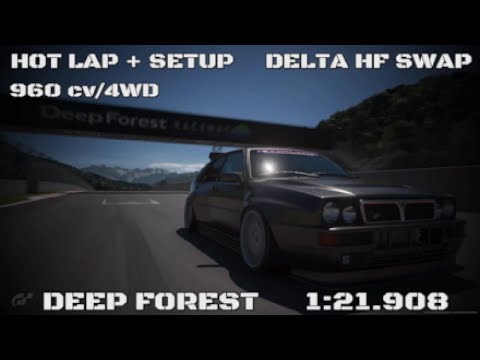 Gran Turismo 7 | SETUP+GIRO VELOCE | DEEP FOREST RACEWAY ??| DELTA HF SWAP 960CV 4WD