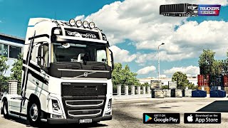 Truckers of Europe 3 🚛 full gameplay 🎮|Ferry ⛴️ point and hard curve map #truckofeurope3 #volvotruck