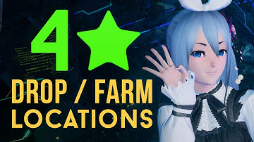 【PSO2NGS】4☆ Weapons & Gear Farming Locations Guide + Weapon Series Analysis