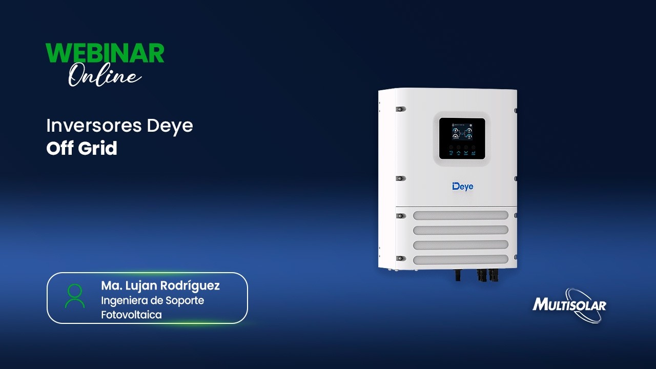 Inversores Deye Off Grid | Multisolar | Argentina | Octubre 2025