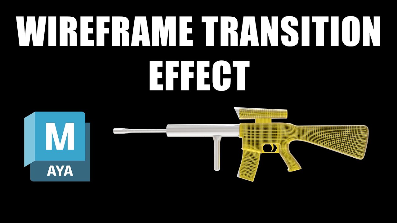Maya Wireframe Transition (Arnold) Tutorial