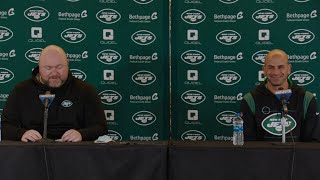 GM Joe Douglas & HC Robert Saleh Draft Press Conference (4/28) | New York Jets | 2022 NFL Draft