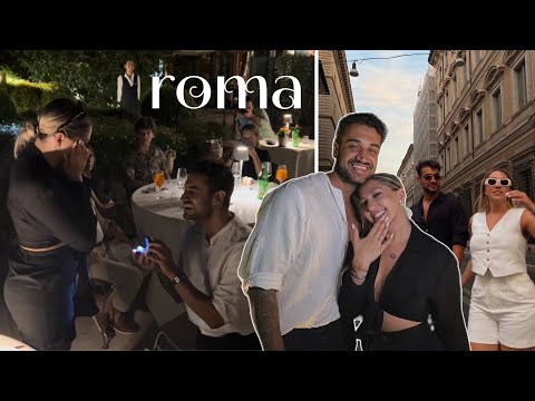 ROMA'DA EVET DEDİM!💍| sürpriz evlenme teklifi, çift tatilimiz, bolca şehir turu veee alışveriş