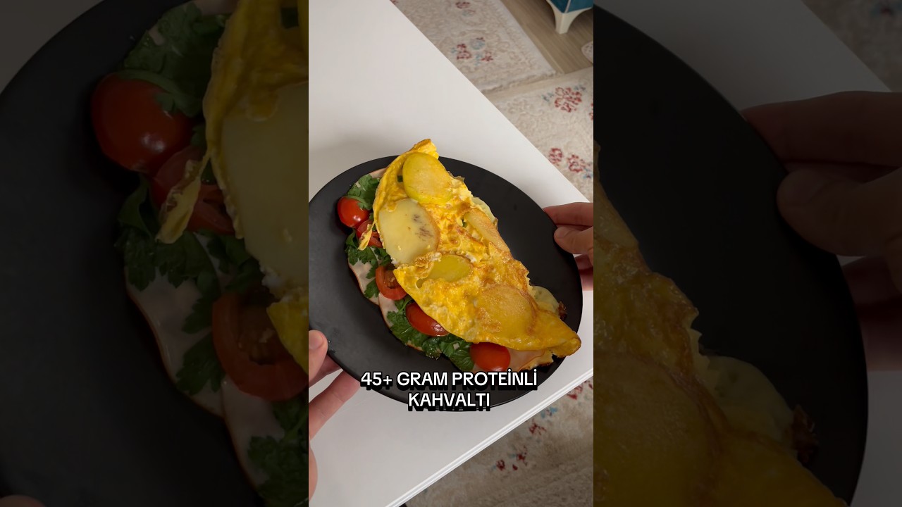 Yüksek proteinli Pratik kahvaltım