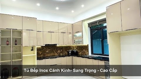 Tủ Bếp Inox Cánh Kính - Sang Trọng, Bền Bỉ Cho Mọi Không Gian