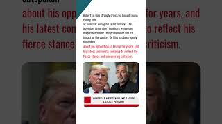 Robert De Niro: 'Trump is a Monster'