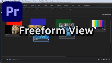 How to Organize Media in Premiere Pro CC: Mastering Freeform View for Efficient Workflow