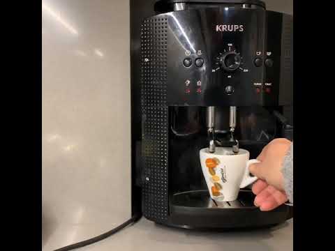 Probando Cafetera Krups EA8108 con molinillo incorporado - YouTube