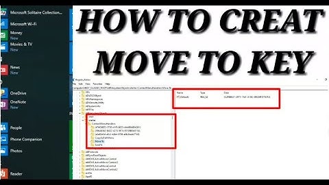 How to Add “Move to Folder" to the Right Click Context Menu