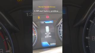 Maruti Suzuki brezza A-Off start # battery problem hone se #auto start sensor#mechanic #short video