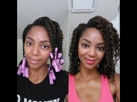 Chunky Twist Out On Natural 4c Hair Youtube