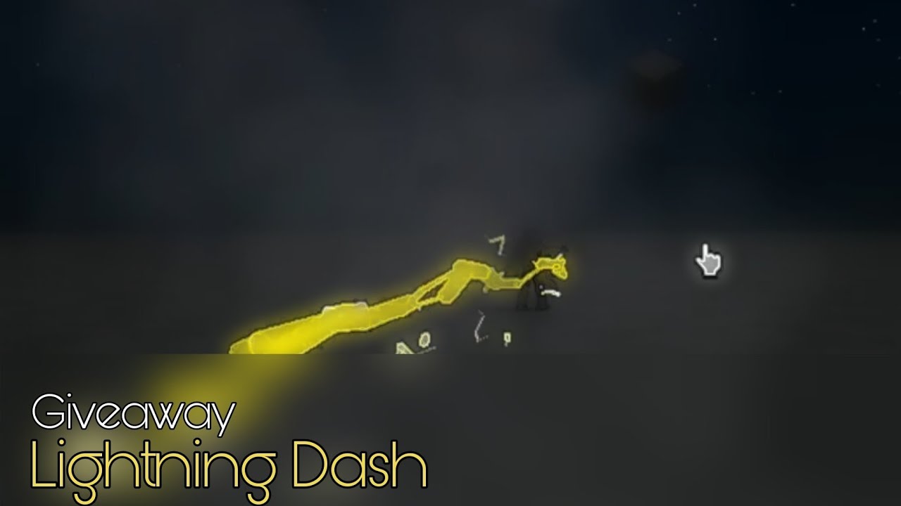 Roblox Studio Giveaway #4 - Lightning Dash - YouTube