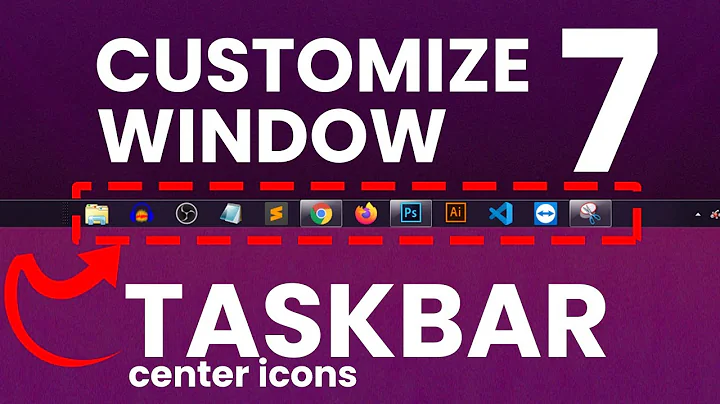 Convert Windows 7 Taskbar To Windows 11 Must Watch | Center Taskbar Icons | Tech Walli Videos