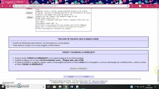 Crear Webquest  mediante generador on-line / TUTORIAL