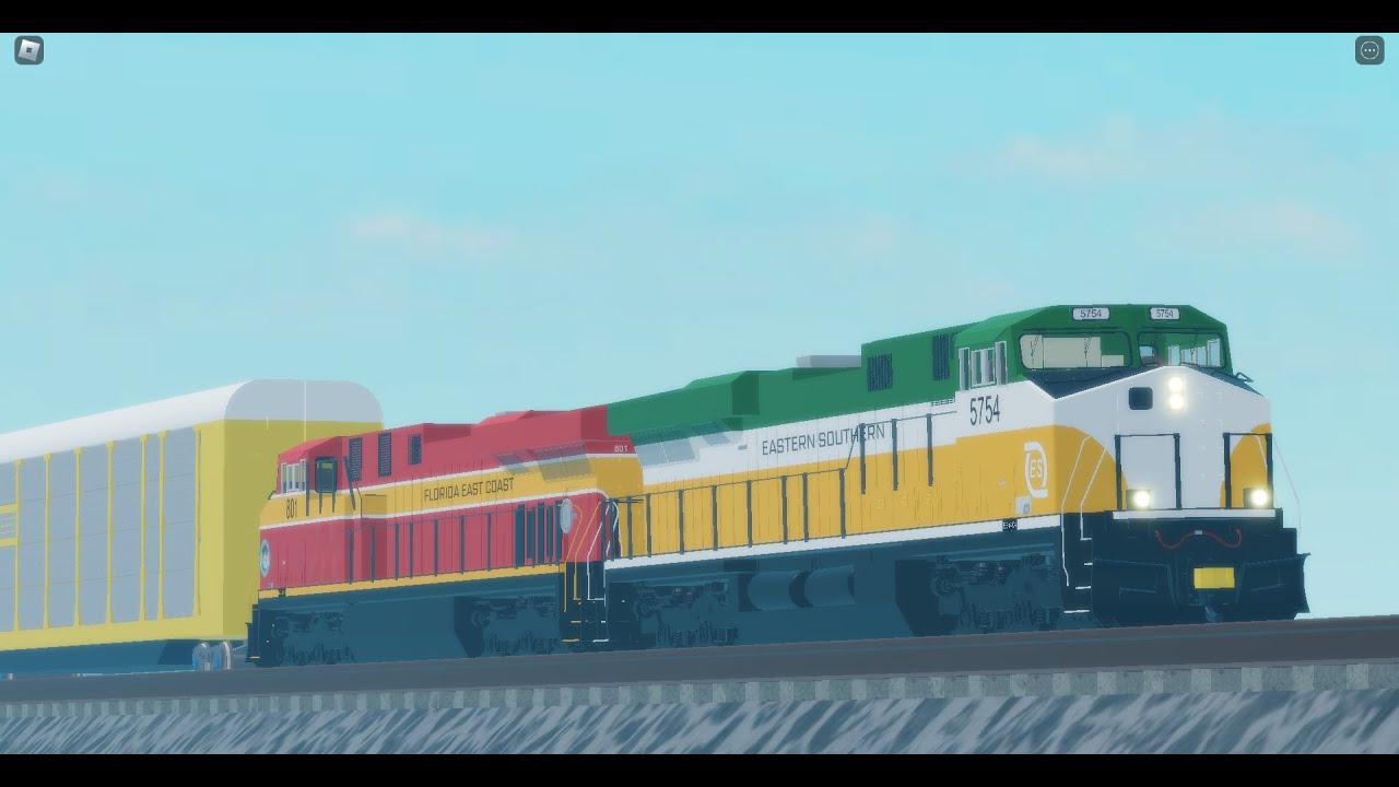 Fec Model Train Eastern Southern heritage Leads FEC train 129 (Old Horn back) and ...