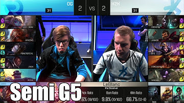 Origen vs H2K Gaming | Game 5 Semi Finals S6 EU LCS Spring 2016 Playoffs | OG vs H2K G5 1080p