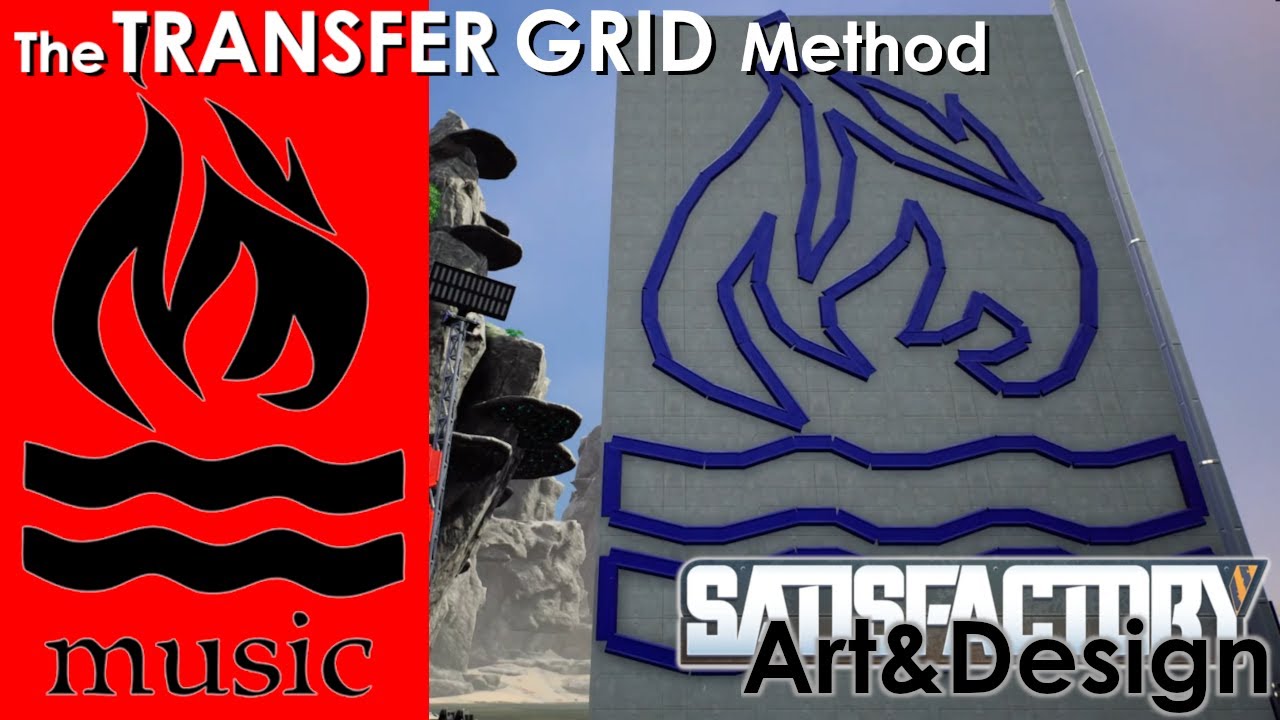 Satisfactory Art & Design: The Transfer Grid - YouTube