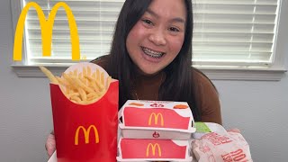 MY THOUGHTS ON MCDONALDS MUKBANG #eatingshow #eating #food #foodie #McDonalds #spicy #mukbang #asmr